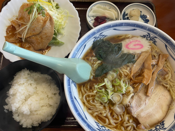 「ラーメンセット：1000円」@麺処 柏屋の写真