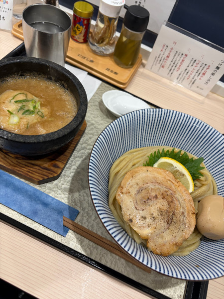 「味玉豚つけ麺（大）」@つけ麺 青木の写真