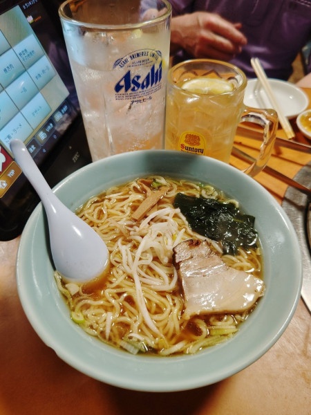 「ラーメン(800円)」@酔笑苑の写真