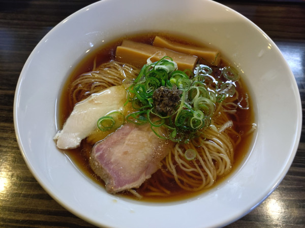 「煮干しトリュフそば」@志奈そば 田なかの写真