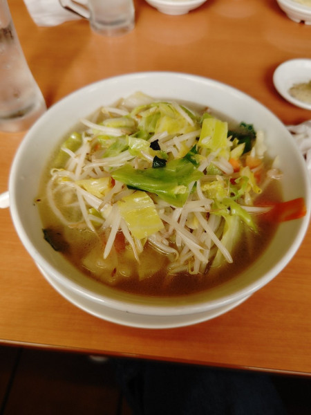 「野菜たっぷりタンメン(620円)」@熱烈中華食堂 日高屋 本厚木1番街店の写真