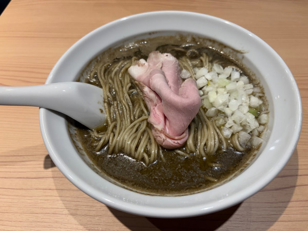「特濃煮干蕎麦＋和え玉(黒酢)」@麺処 にぼし香 赤羽店の写真