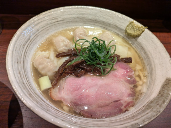 「ワンタン麺　塩」@らぁ麺 花筏の写真