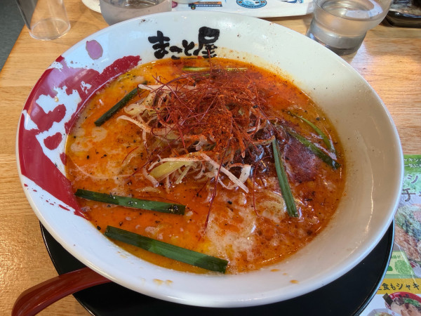「四川シビレ担々麺1056円」@ラーメンまこと屋 各務原鵜沼店の写真