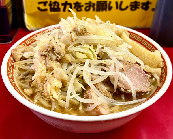 「小ラーメン(2軒目) ニンニク ヤサイ アブラ」@ラーメン二郎 目黒店の写真