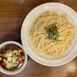 サッポロ赤星→ 丸長リスペクト チャーシューつけそば 麺大盛