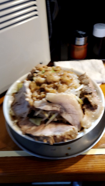 「小ラーメン、全マシ」@頑極の写真