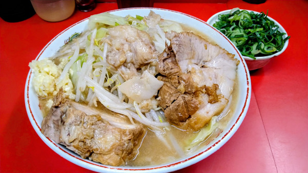 「ラーメン並+九条ネギ」@ラーメン二郎 京都店の写真