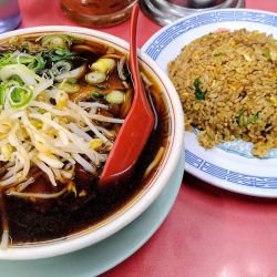 中華そば(小)+ヤキメシ