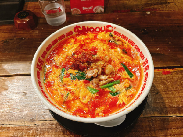 「完熟有機トマトの辛麺」@The Snooupの写真