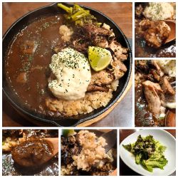 焦がし焼きジャークチキンとバター薫るマッシュポテト(限定)