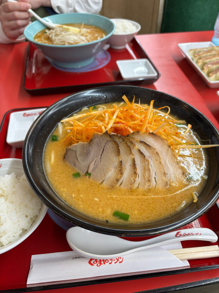 「ネギ味噌ラーメン　大」@くるまやラーメン 保谷新町店の写真