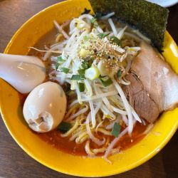 味噌らー麺　大盛　味玉