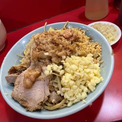 梶原アブラそば、コール「ニンニクマシ、アブラマシ」