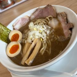 煮干そば＋味付玉子