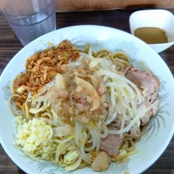 汁なし+チーズ+魚粉