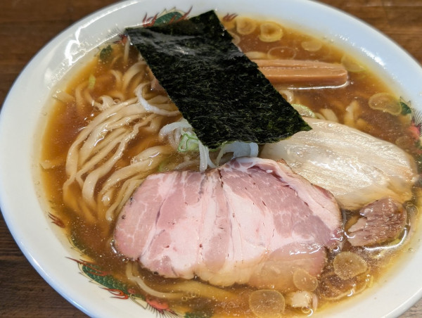 「地鶏と煮干の中華そば」@麺や一芯の写真