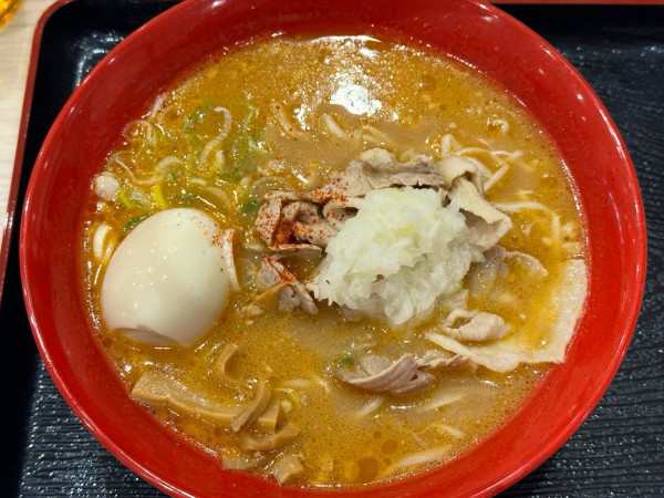 「山脈信州味噌ラーメン」@駒ヶ根SA（上り）フードコート オラホーの写真