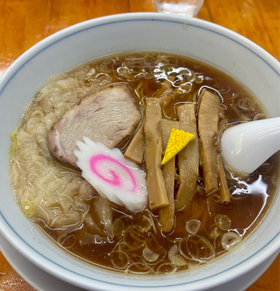 「中華麺（半々ワンタン）」@中華そば専門店 勝やの写真