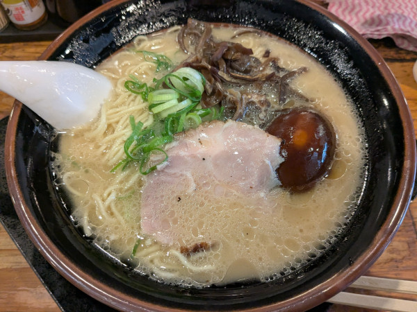 「味玉とんこつラーメン」@らーめん 一空の写真