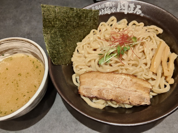 「鶏白湯つけ麺(無料中盛400g)(1,000)」@つけ麺や 円まるの写真