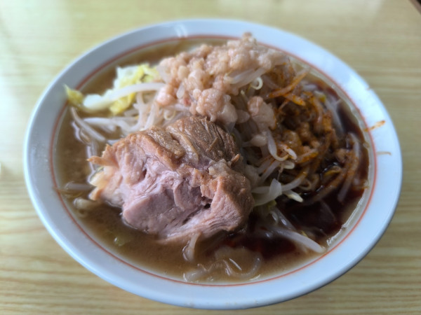 「ミニラーメン＋自家製ラー油」@ゆのんずラーメンの写真