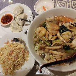 定食セット 五目刀削麺＋半炒飯(1,080)