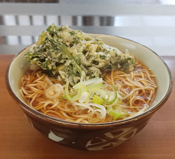「春菊天そば」@文殊 馬喰横山店の写真