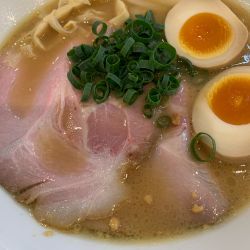 味噌焼豚めん(味付け玉子)