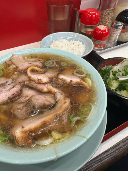 「チャーシュー麺990円＋ネギ200」@なぎちゃんラーメン 武蔵小山店の写真