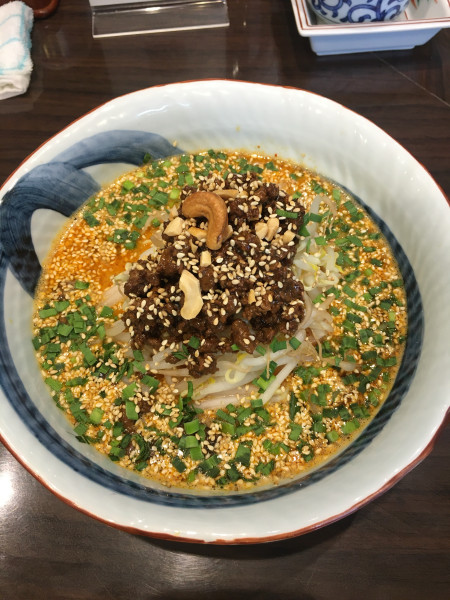 「旨辛胡麻みそ担々麺(800円)」@名物よだれ鶏と濃厚鶏白湯麺 MATSURIKA 武蔵新田店の写真