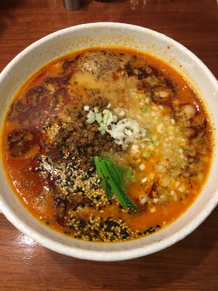 「坦々麺(1000円)倍辛」@SHIBIRE NOODLES 蝋燭屋の写真