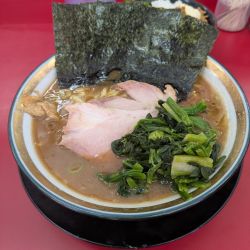 豚骨しょうゆラーメン　中ライス
