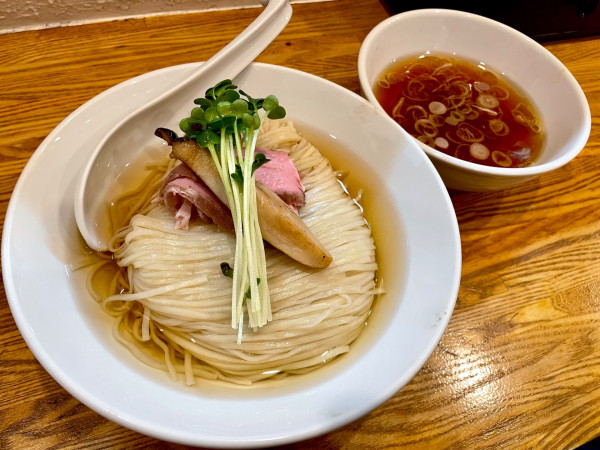 「和み (鶏ガラ×醤油) つけめん」@ぬまちゃんラーメンの写真