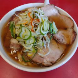 チャーシューメン¥1250+ネギ増し¥100-