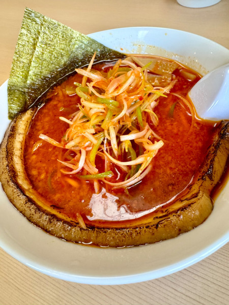 「辛ネギ味噌ラーメン」@麺屋 はな道 南アルプス店の写真