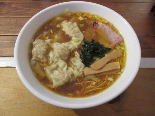 「わんたんそば醤油（１１５０円）」@レニー食堂の写真