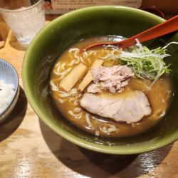 焼きアゴ塩らーめん+お茶漬け