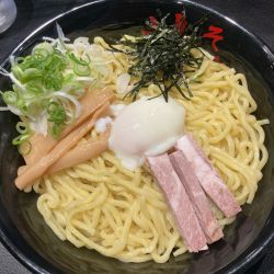 辛味噌油そばW盛り＋半熟たまご