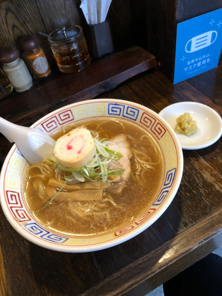 「しょうがラーメン」@餃子と麺 いせのじょう 菊水本店の写真