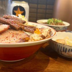 雲呑付辛味まぜそば