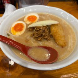 青森津軽味噌ラーメン　➕　味玉