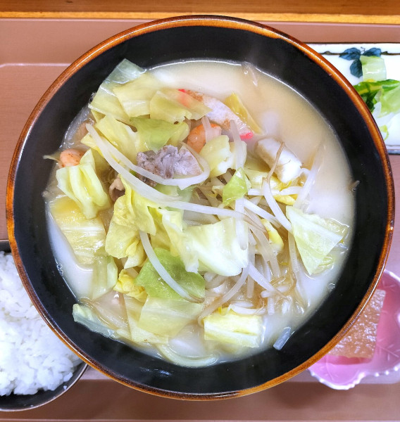 「ちゃんぽん定食 550円」@居酒屋 杉の写真