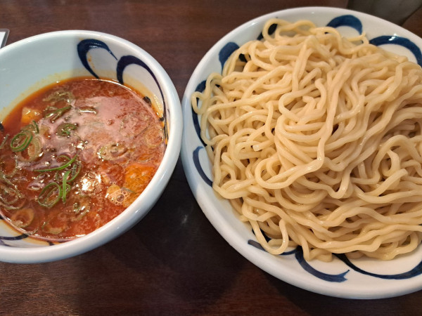 「辛味噌つけ麺」@麺鮮醤油房 周月  フレスポ大洲店の写真