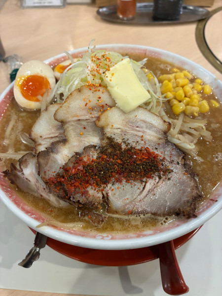 「（2月限定）背脂味噌ラーメン」@らーめん セアブラノ神 壬生本店の写真