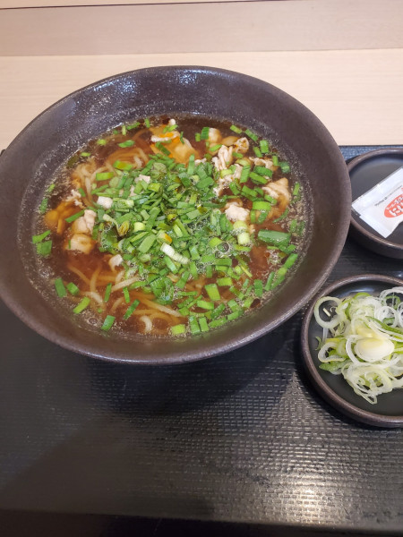 「ニラ中華そば」@ゆで太郎 鶴見中央店の写真