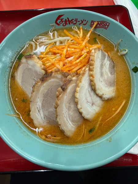 「ネギ味噌チャーシュー」@くるまやラーメン 鹿浜店の写真