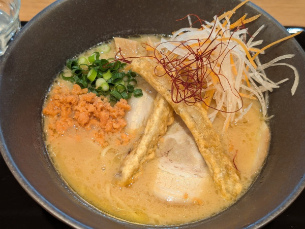 「限定麺 酒粕鶏soba」@鶏Soba Toraやの写真