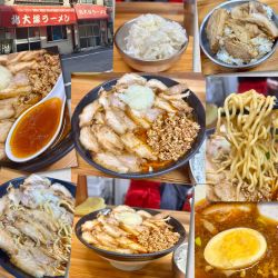 激辛チャーシュー麺(並)＋ニンニク＋半ライス