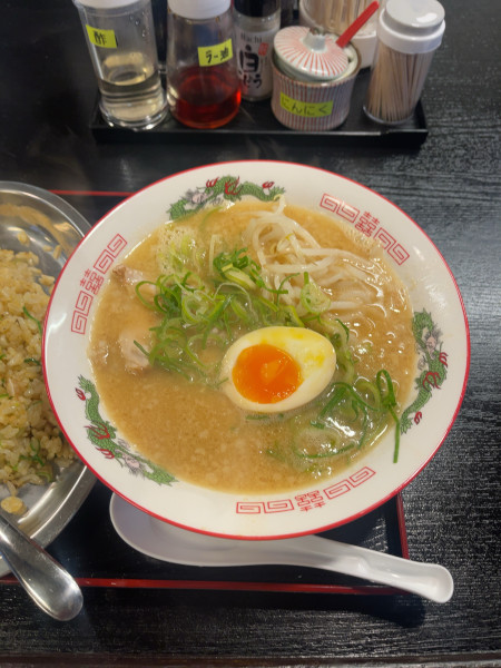 「らぁ〜めん（豚ベース）味噌（850円）」@らぁ〜めんまさの写真